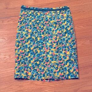 Boden multi color pencil skirt